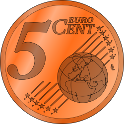 5 euro cent 250x250 - Five euro cent
HD