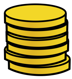 gold coins in a stack jo 01 250x275 - Stack of gold coins
PNG