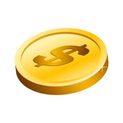 goldcoin 250x250 - Gold Dollar Coin
PNG